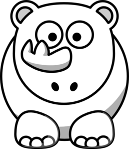 Rhino Outline Drawing - ClipArt Best