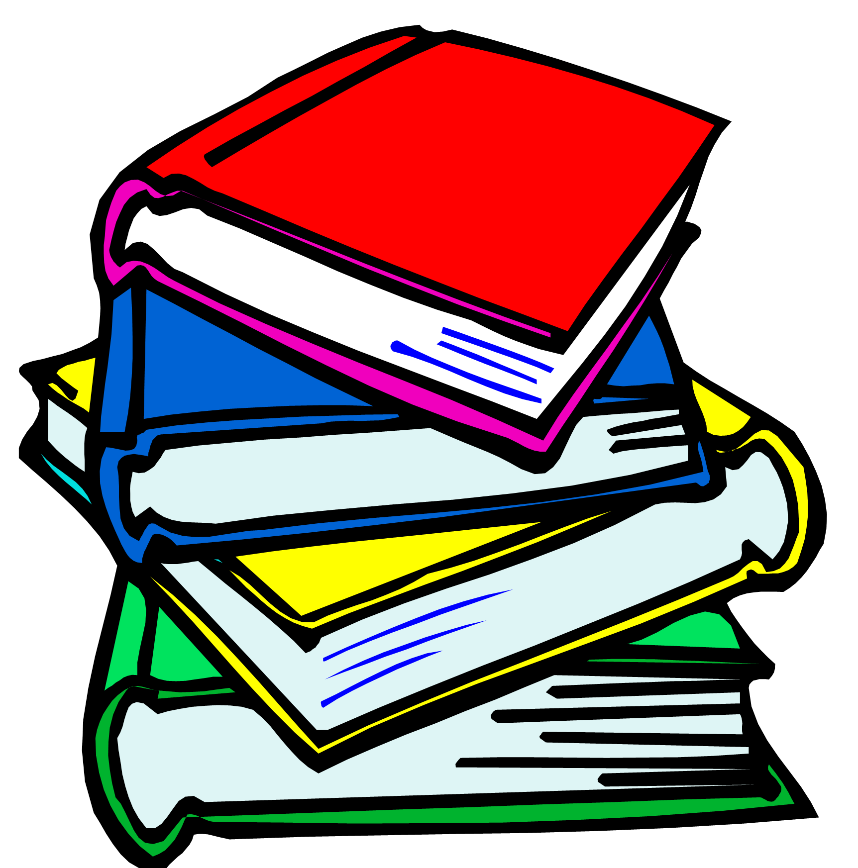 School Books Clipart Animation Clipart Best