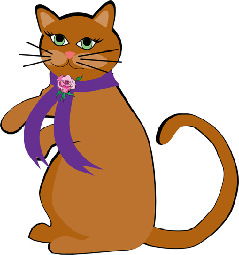 650 views Three Clip Art Cats