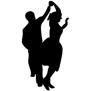 Dancing Couple Fifties clip art - Polyvore