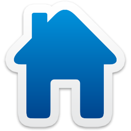 Home Icon from the Colorful Stickers Set - DryIcons