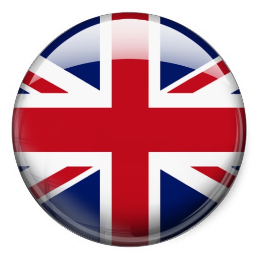 Great Britain Flag Glass Ball Round Stickers | Zazzle.
