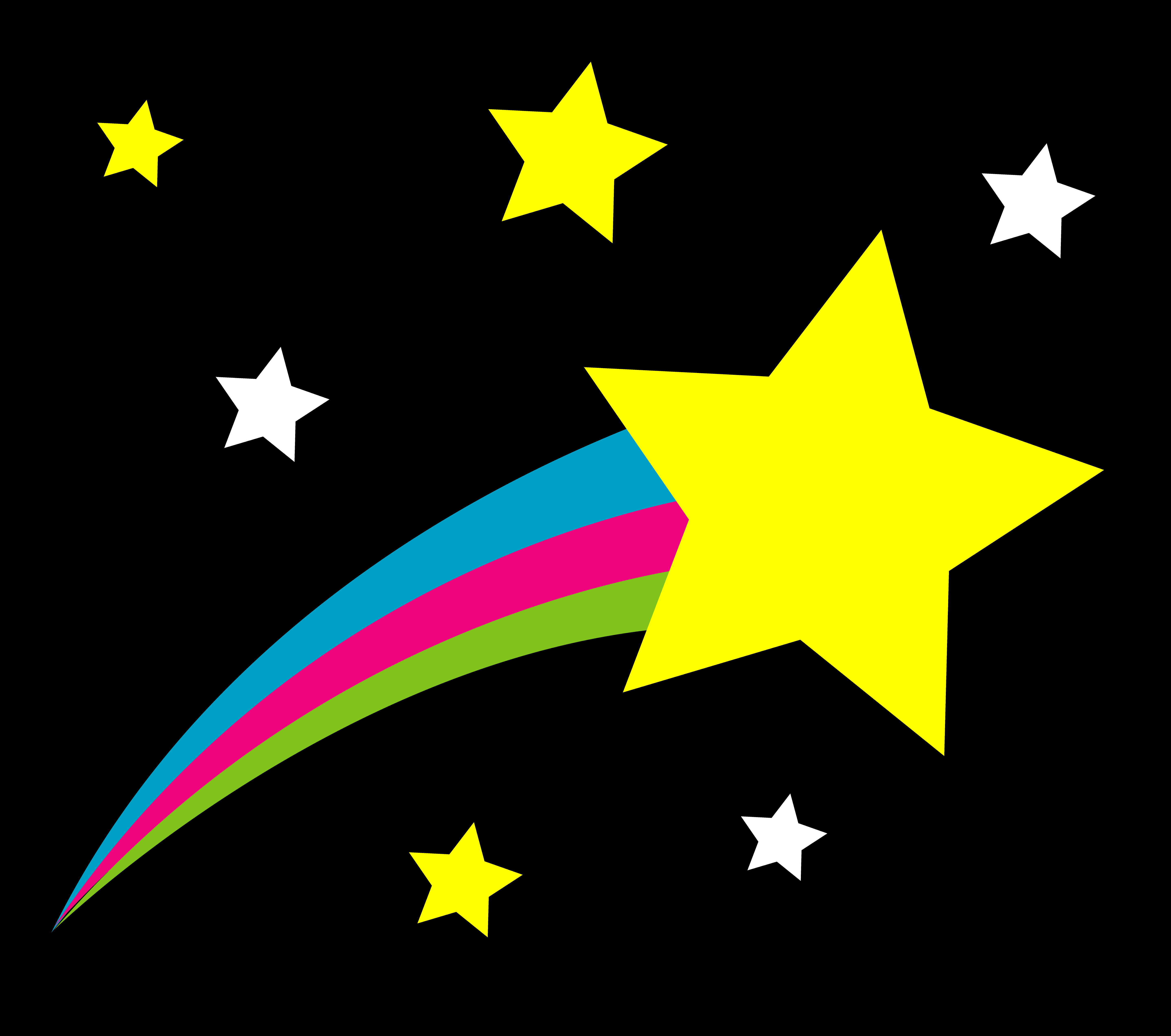 free clipart images shooting stars - photo #7