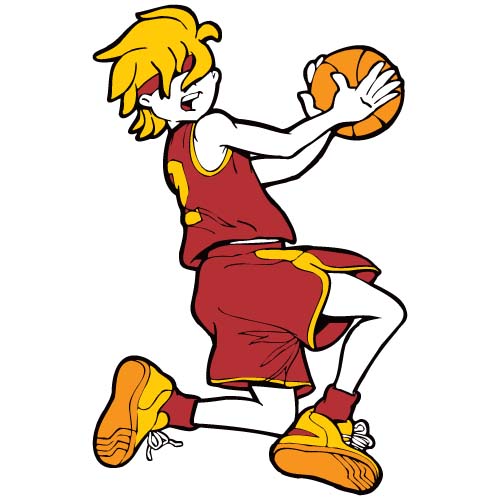 Free Basketball Clip Art - Also Basketball Kids Clipart