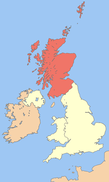 clipart map of scotland - photo #12