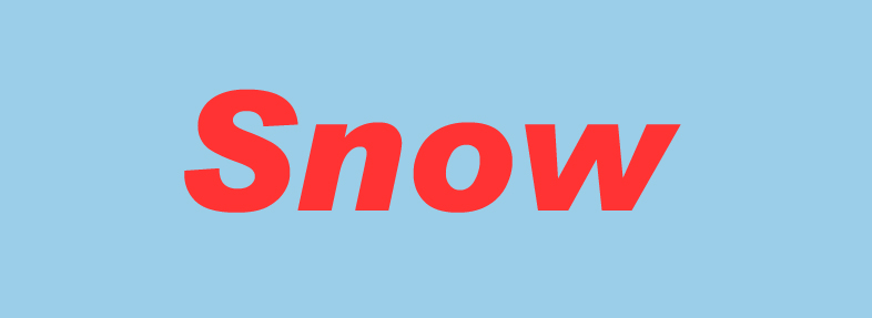 4-Designer | Make the Christmas snow words(original tutorial)