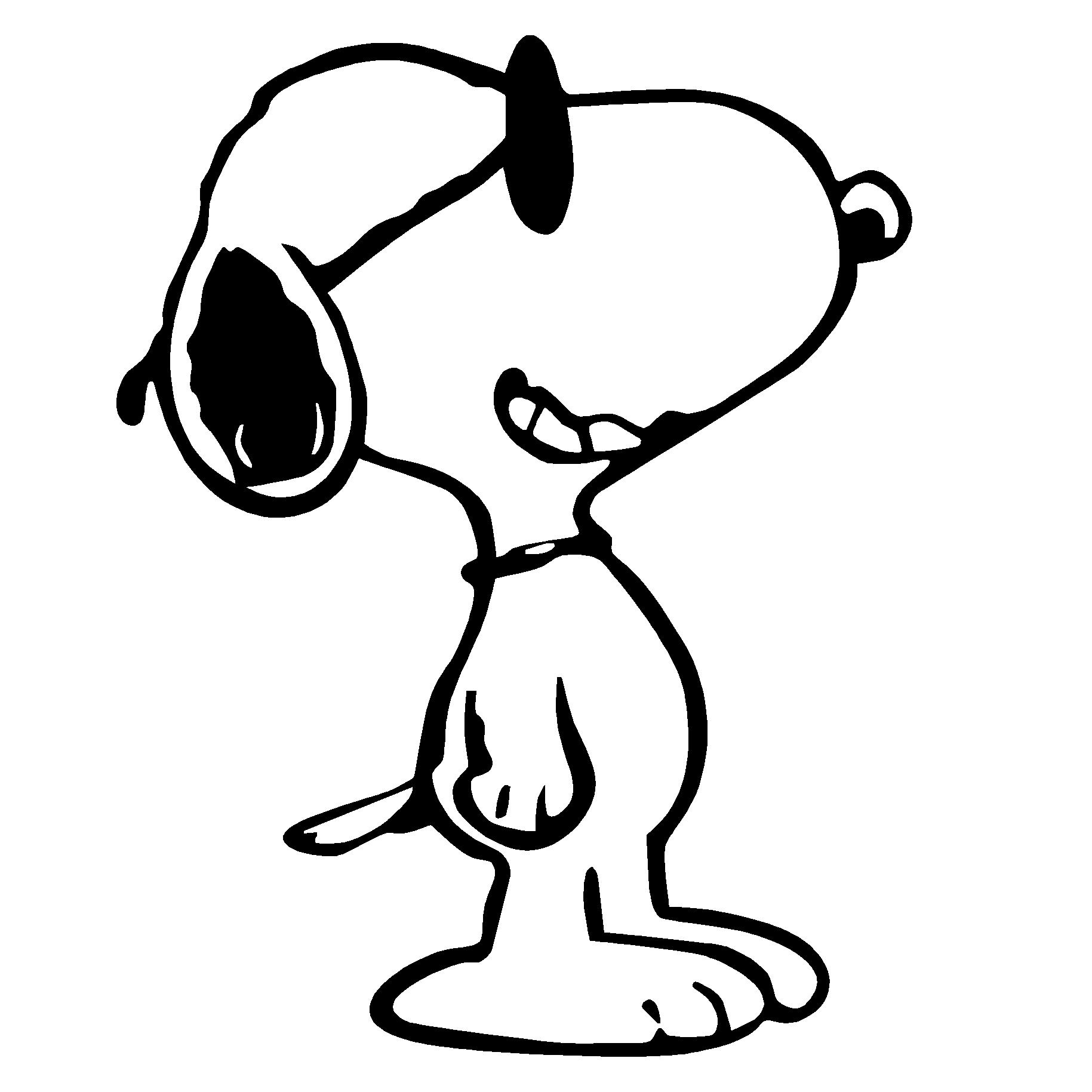 Snoopy Coloring Pages 8