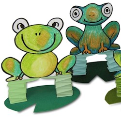 Free Kids Crafts - Reptile and Amphibian Crafts