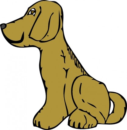 Dog Side View clip art Vector clip art - Free vector for free download