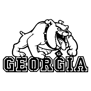 Georgia Bulldog Mascot - SignTorch custom vector art for CNC ...