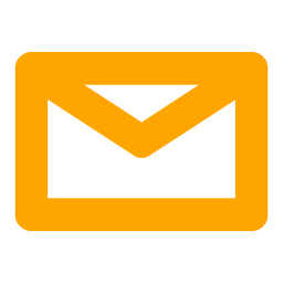 Orange email 12 icon - Free orange email icons