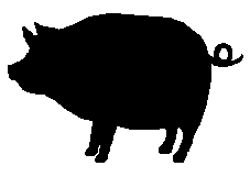 Pig Clip Art - Pig Silhouettes - Clip Art of Pigs - Free Pig Clip ...