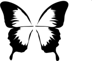 Butterfly Silhouette clip art - vector clip art online, royalty ...