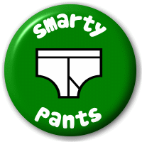 Smarty Pants" 25mm Pin Button Badge ? VIEW ALL DESIGNS ? Big ...