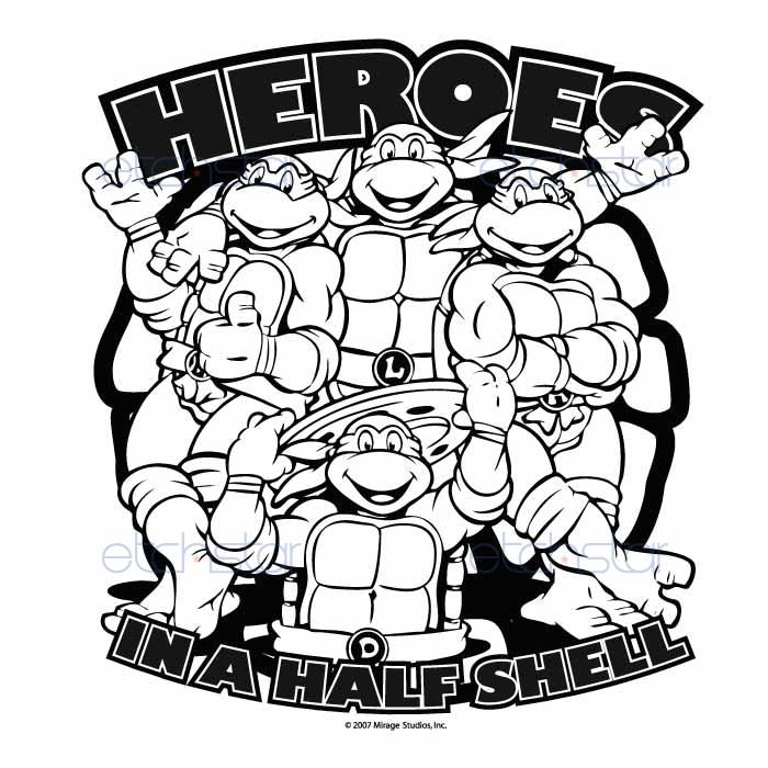Teenage Mutant Ninja Turtles Retro Heroes in a Half Shell custom ...