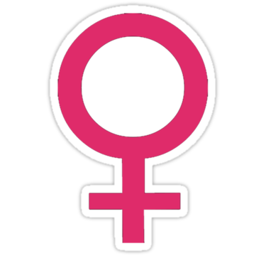 Woman Symbol" Stickers by Antigoni | Redbubble