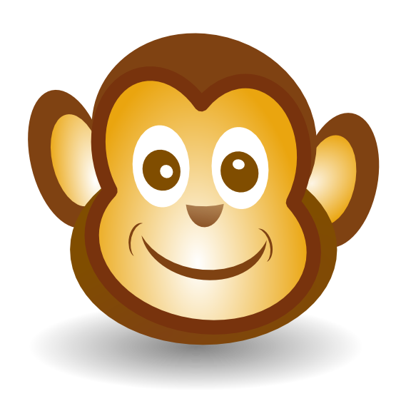 Clip Art: monkey face clipartist.net 2012 June ...