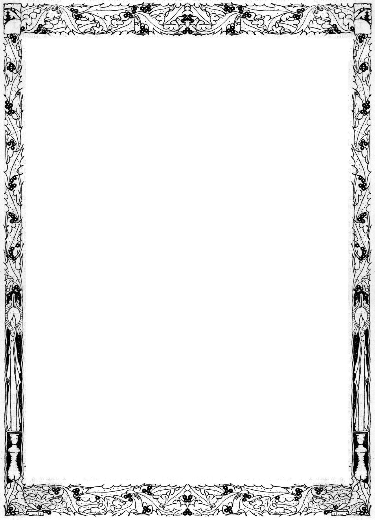 Religious Page Borders Clipart