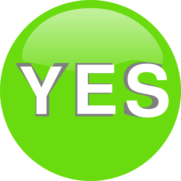 clipart for yes and no - photo #40