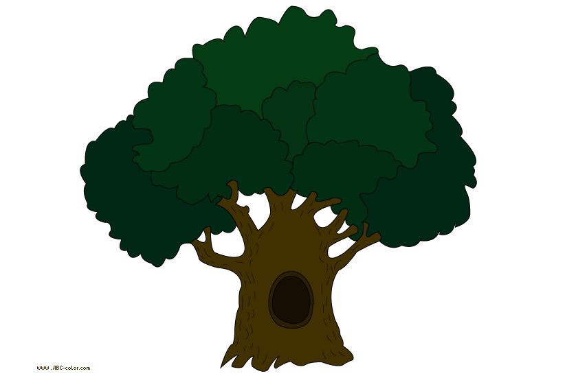 Dark oak tree clipart - ClipartFox