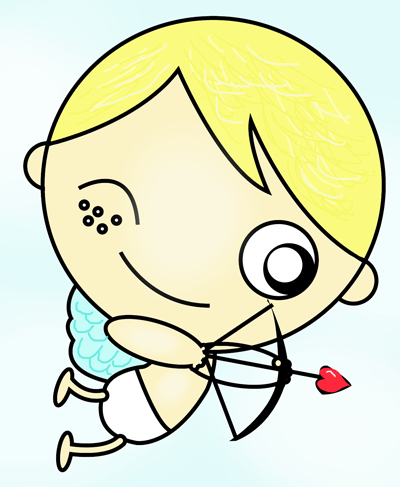 How to Draw Baby Cupid for Valentines Day Drawing Tutorial for ...