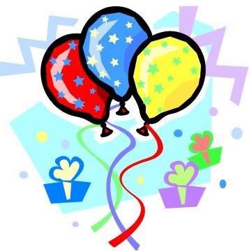 Birthday celebration clip art