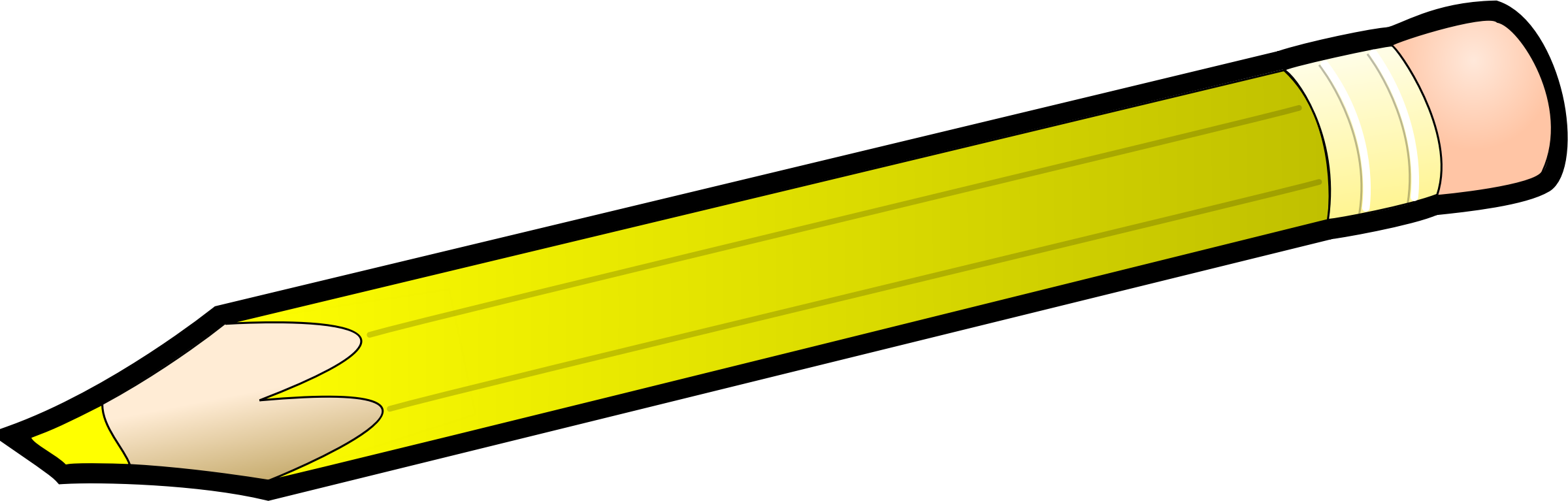 Clipart - Yellow Pencil
