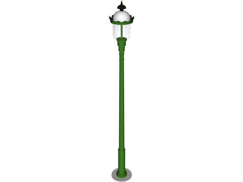 Classic Street Light 3D Model Download - 3D CAD Browser