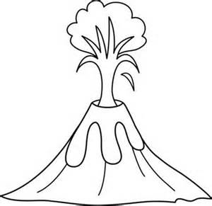 Coloring Pages Volcano - Allcolored.com