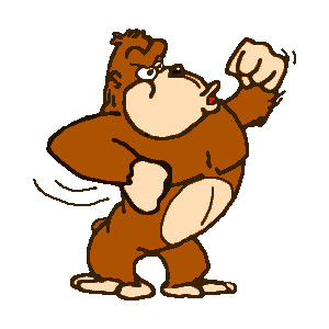 Silverback Gorilla Cartoon Clipart - ClipArt Best