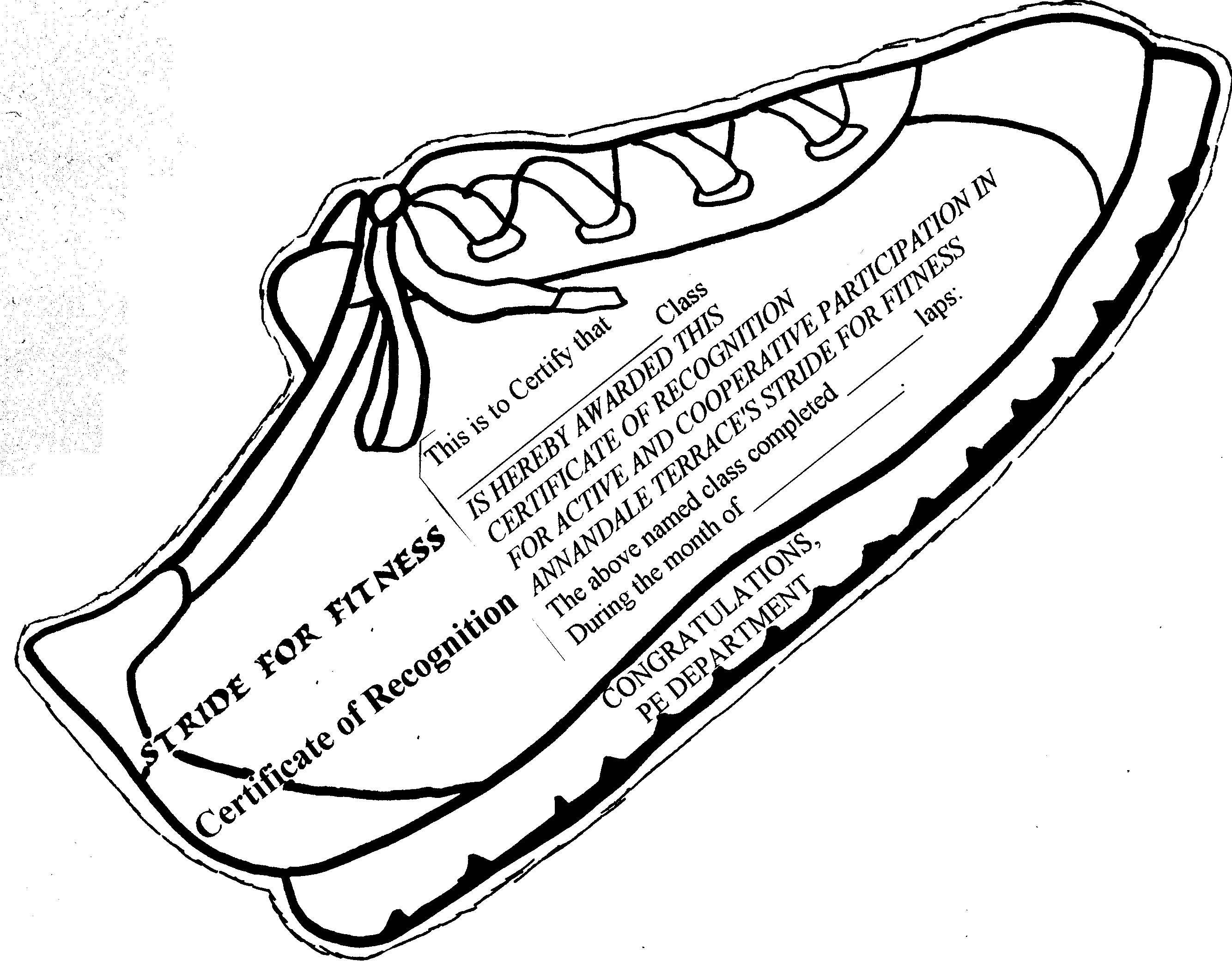 Walking Tennis Shoes Clipart