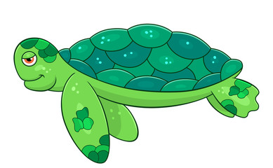 Cartoon sea turtle sea turtle in cartoons clipart image #41054