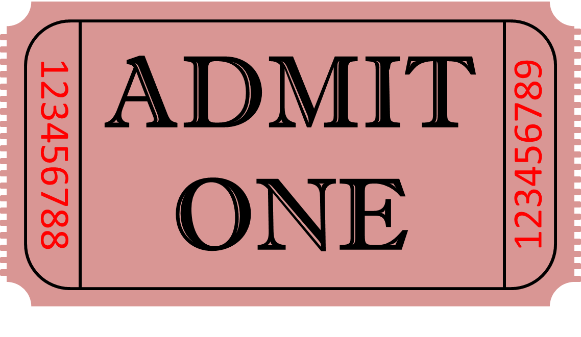 Admit One: Movie, Event, or Raffle Ticket – WQYU's Media Village