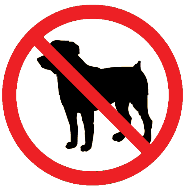 No pets clip art