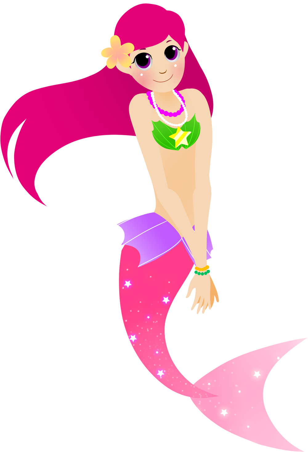 Cartoon Mermaid Clipart
