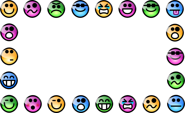 Smiley Face Border Clip Art