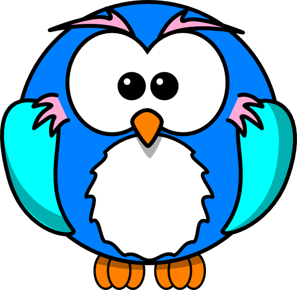 Cute Owl On Branch clip art - vector clip art online, royalty free ...