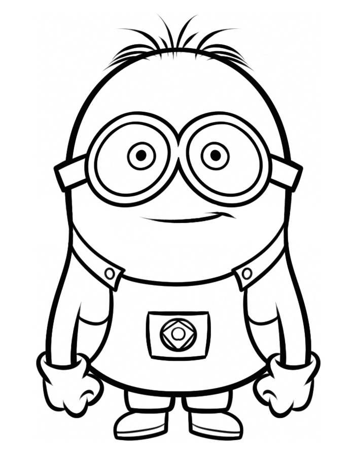 Minions - Para Colorear Gratis - ParaColorearGratis.