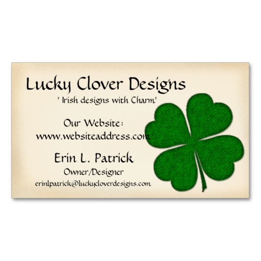 Clover Business Cards, 1,000+ Clover Business Card Templates