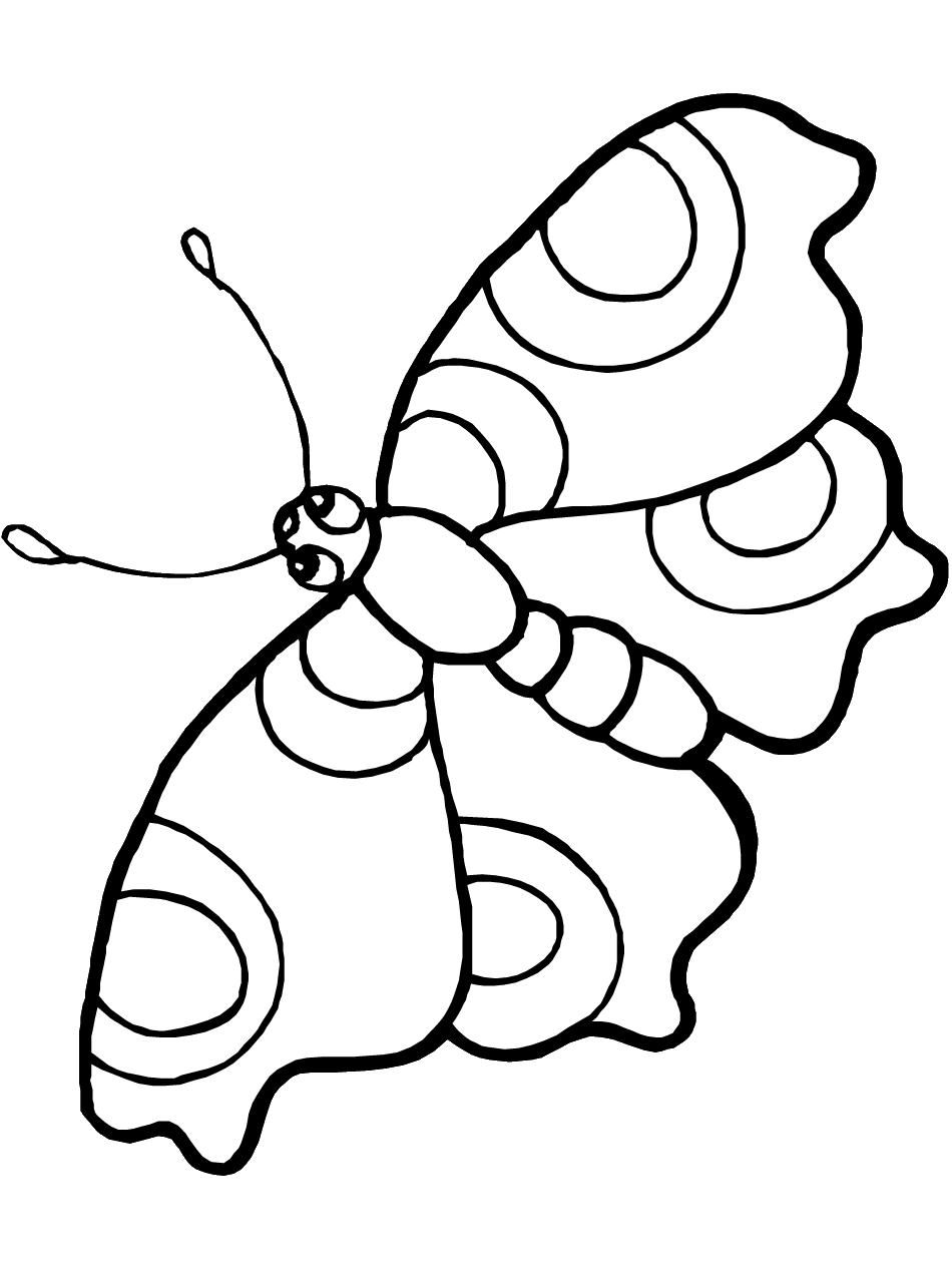 Butterfly Outline Coloring Page ClipArt Best ClipArt Best
