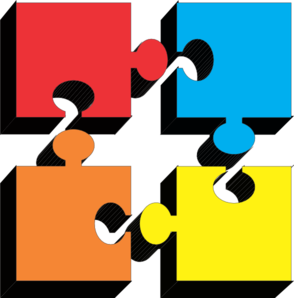 Puzzle 4 Pieces - ClipArt Best