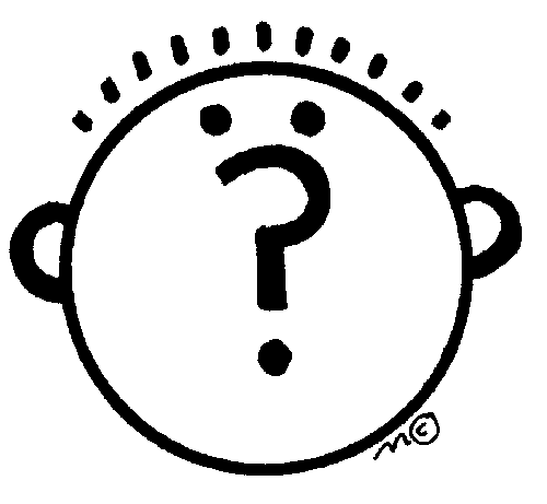 face with question mark - Clip Art Gallery