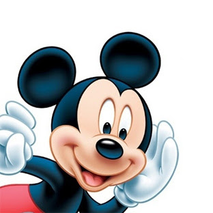 A Smiley Face of Mickey Mouse Cartoon Character Facebook Chat Code