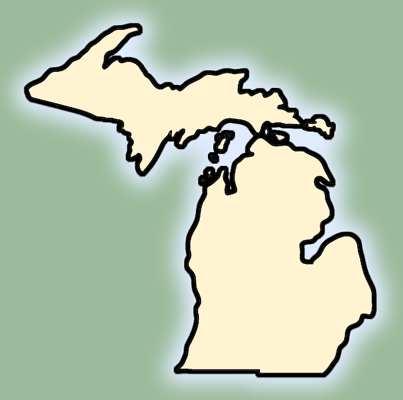 State Of Michigan Shape