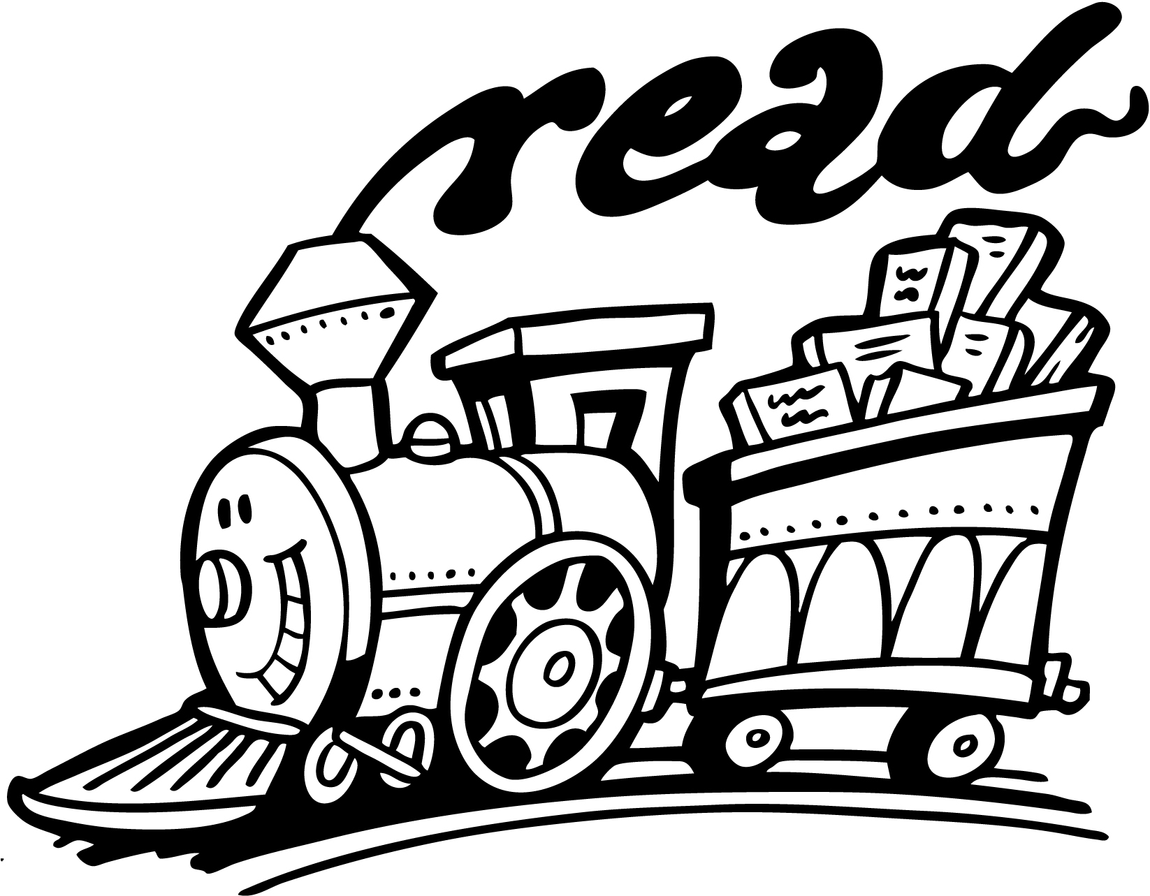 train clip art free black and white - photo #40