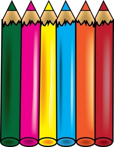 Colored Pencils Clipart Image - A Set Of Colored Pencils