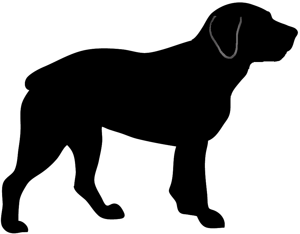 free dog and cat silhouette clip art - photo #12