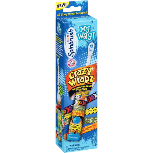Arm & Hammer Spinbrush Kids My Way! Powered Toothbrush, 1ct - Walmart.