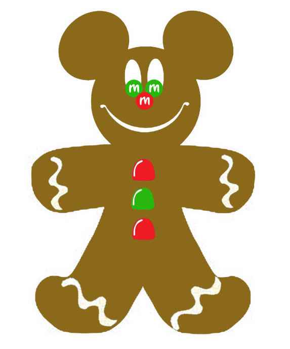 free christmas gingerbread man clipart - photo #19