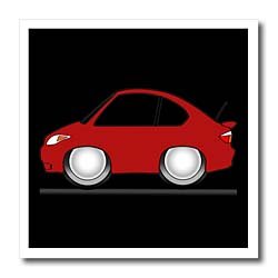cartoon sports-car, red tc on road with black ... - ClipArt Best ...